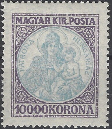 1925. Koronás madonna 10.000 korona